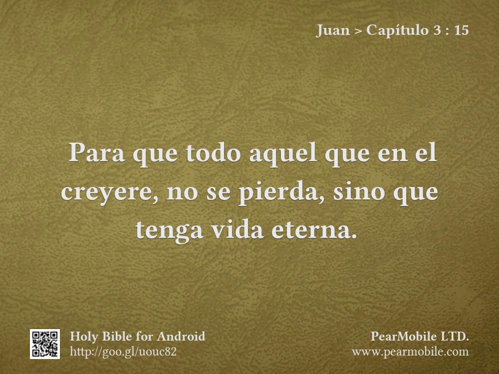 Juan, Capítulo 3:15